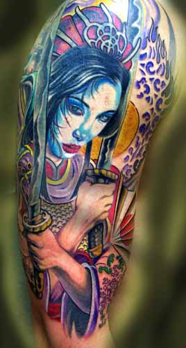 Tattoos - SAMURAI GEISHA !! - 21570